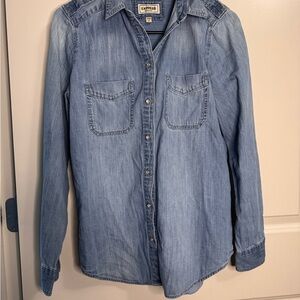 Express Boyfriend Fit Jean Jacket – Button-Up – Size Small
